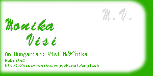 monika visi business card